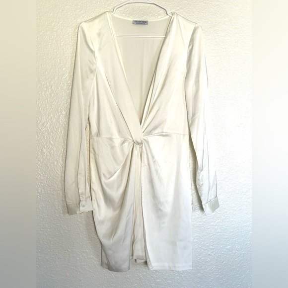 Fashion Nova Sugar Free Pearl color Mini Dress Sz. L - Picture 5 of 14